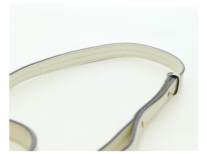 Chloé Chloe Fay Hand Bag Leather 2way White Gold - vista 8