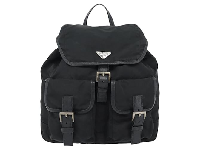 PRADA Rucksack Nylon Black Silver - Ansicht 13