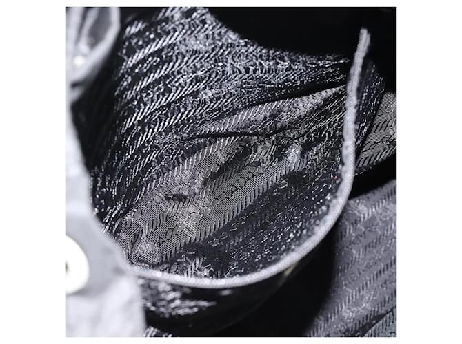 PRADA Rucksack Nylon Black Silver - Ansicht 25