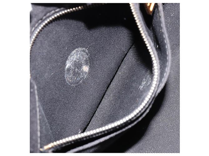 PRADA Canapa MM Handtasche Canvas 2way Schwarz Gold - Ansicht 25