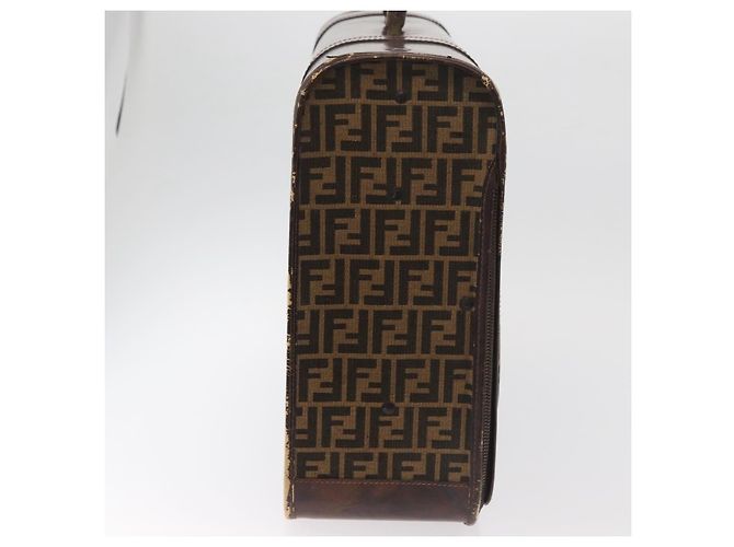 FENDI Zucca Canvas Trunk Black Brown - vista 4
