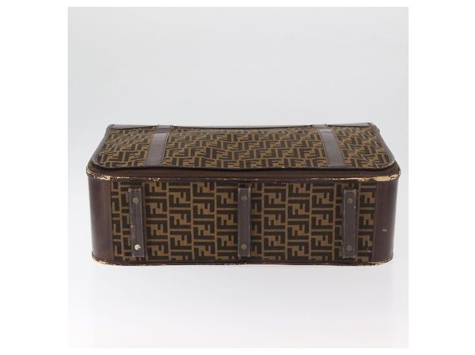 FENDI Zucca Canvas Trunk Black Brown - vista 5