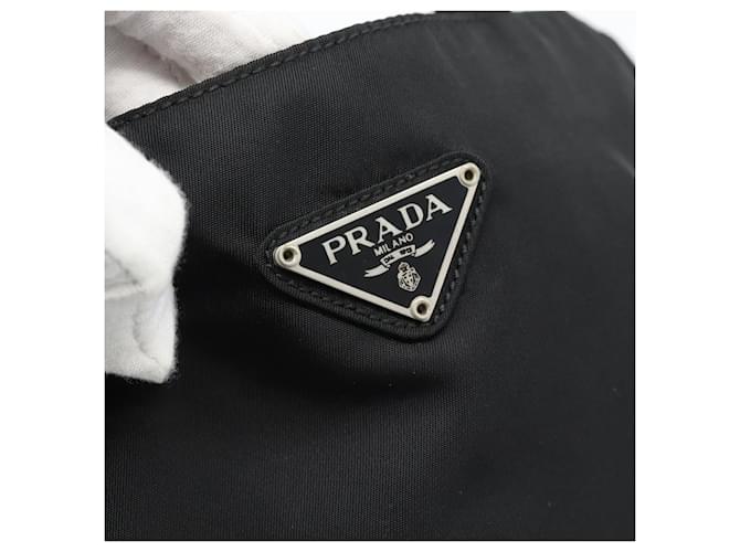 PRADA Hand Bag Nylon Black Silver - vista 17
