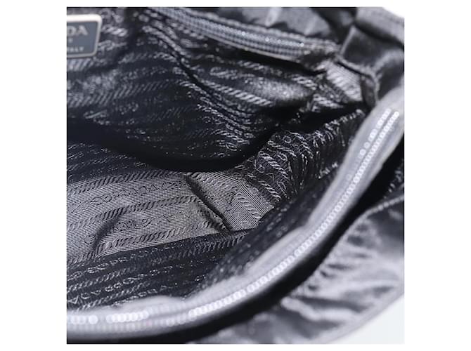 PRADA Hand Bag Nylon Black Silver - vista 18