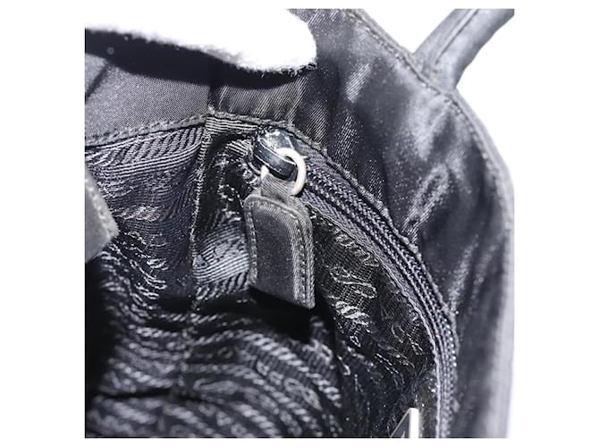 PRADA Hand Bag Nylon Black Silver - vista 20