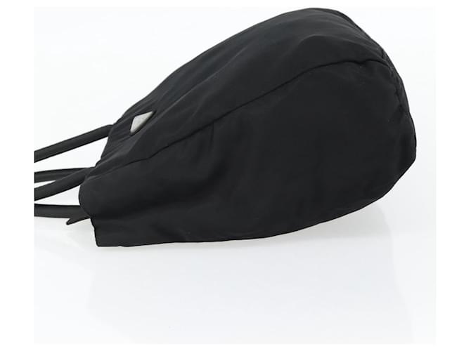 PRADA Hand Bag Nylon Black Silver - vista 3