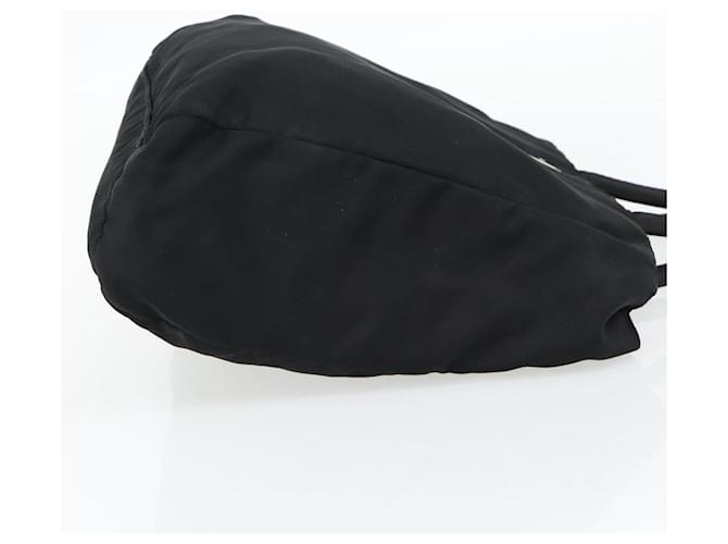 PRADA Hand Bag Nylon Black Silver - vista 4
