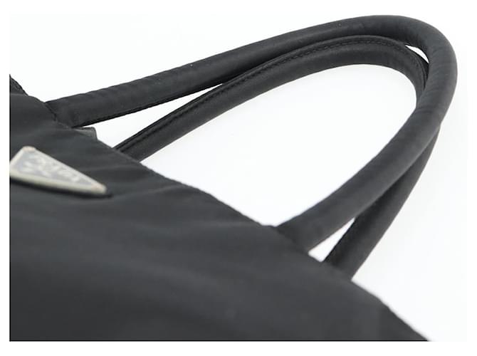PRADA Hand Bag Nylon Black Silver - vista 8