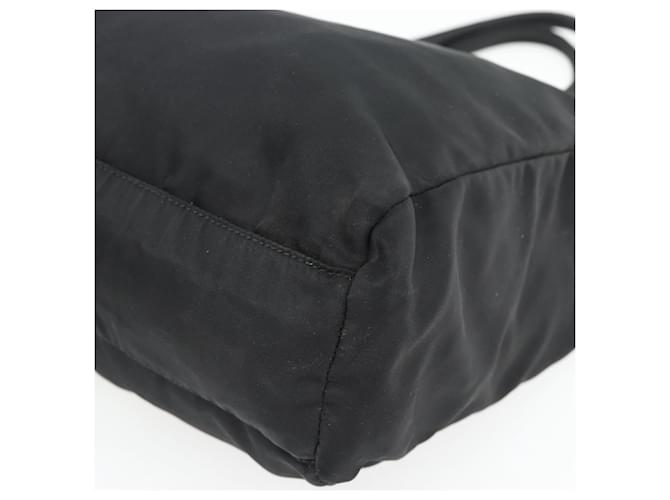PRADA Hand Bag Nylon Black Silver - vista 9
