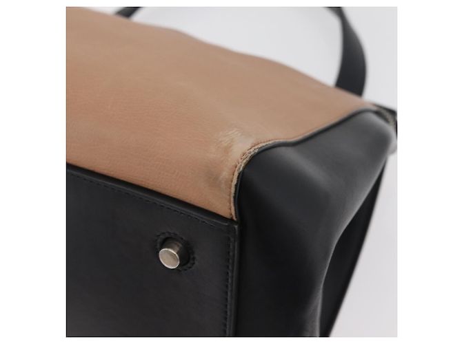 Céline CELINE Edge Hand Bag Piel Beige Negro Plata - vista 15