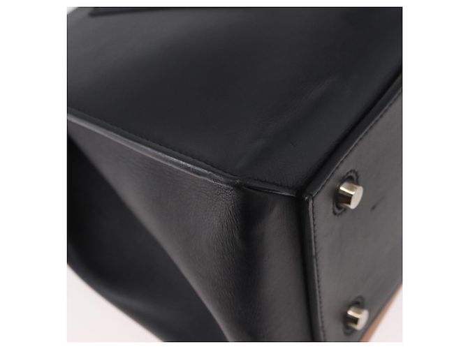 Céline CELINE Edge Hand Bag Piel Beige Negro Plata - vista 16