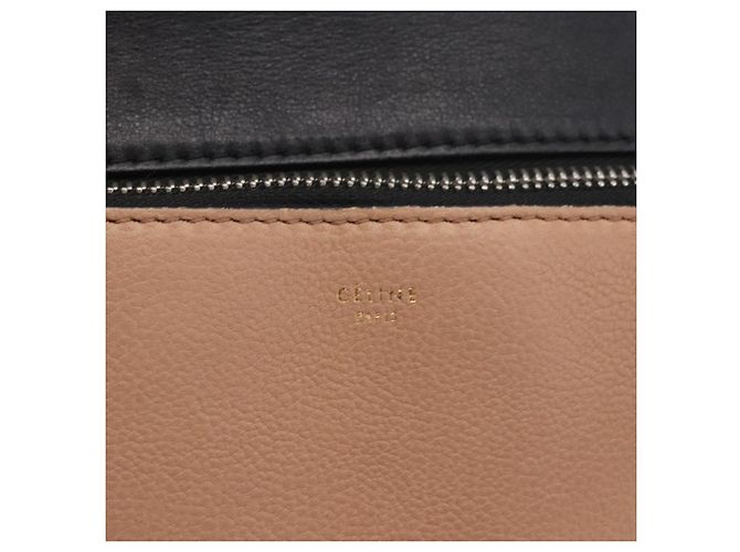 Céline CELINE Edge Hand Bag Piel Beige Negro Plata - vista 18