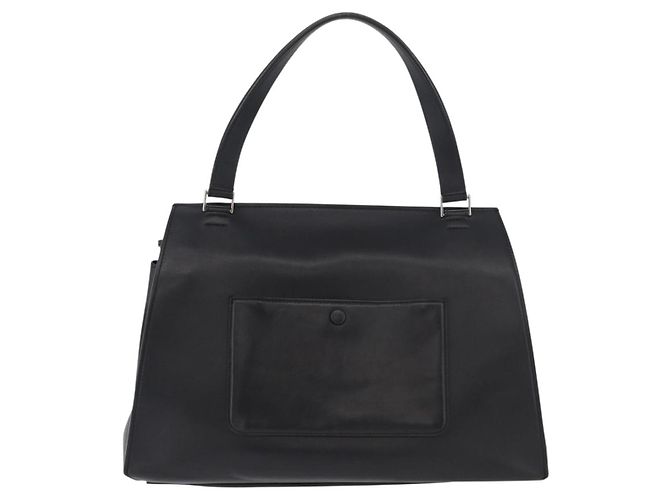 Céline CELINE Edge Hand Bag Piel Beige Negro Plata - vista 2
