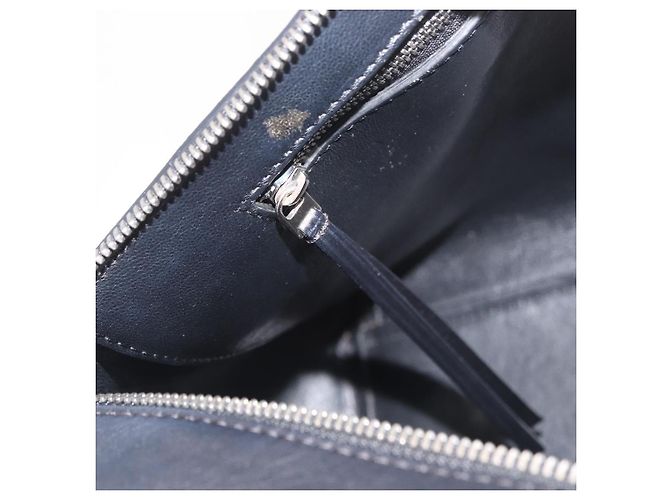 Céline CELINE Edge Hand Bag Piel Beige Negro Plata - vista 21