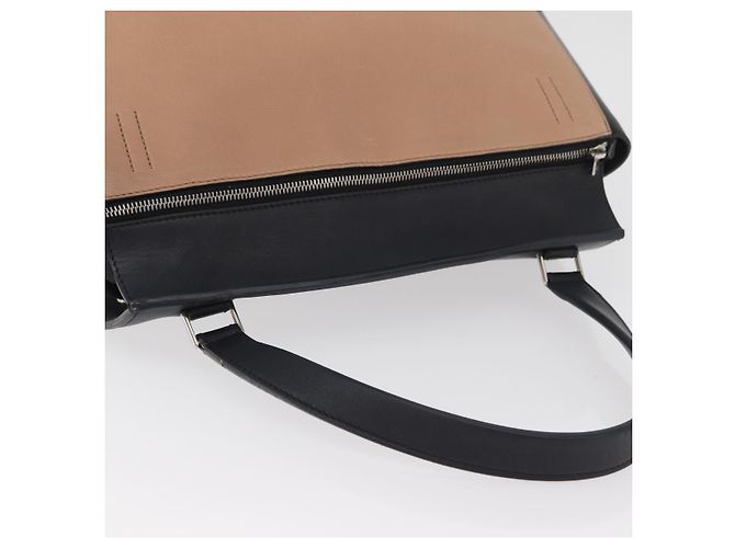 Céline CELINE Edge Hand Bag Piel Beige Negro Plata - vista 6