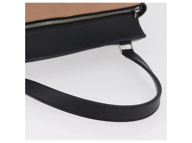 Céline CELINE Edge Hand Bag Piel Beige Negro Plata - vista 7