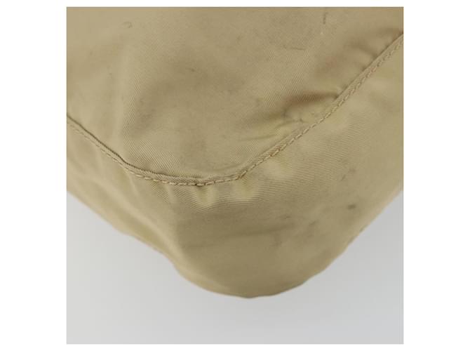 PRADA Shoulder Bag Nylon Beige Silver - vista 14