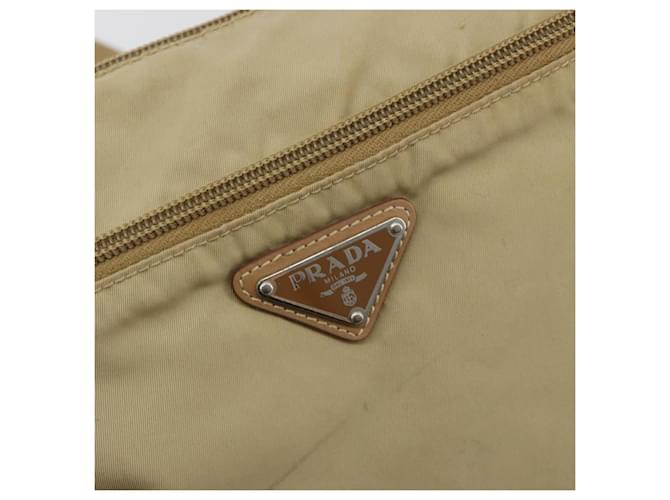 PRADA Shoulder Bag Nylon Beige Silver - vista 17