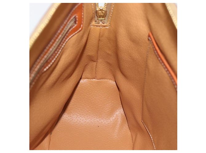 Céline CELINE Macadam Canvas Hand Bag PVC Leather 2way Brown Gold - vista 21