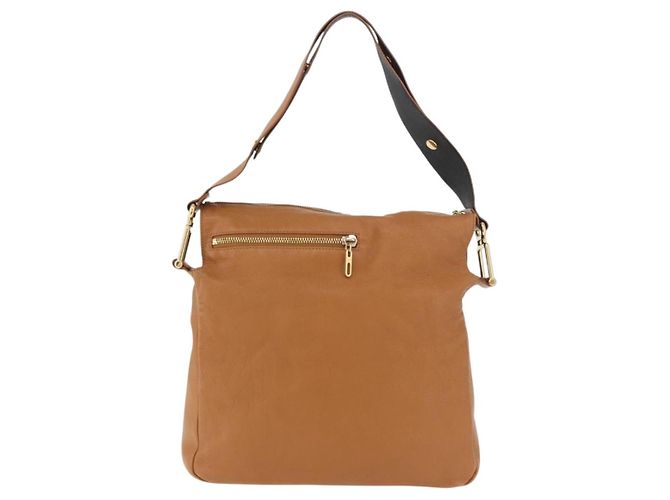 Chloé Chloe Shoulder Bag Leather Brown Gold - vista 13