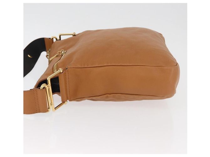 Chloé Chloe Shoulder Bag Leather Brown Gold - vista 4
