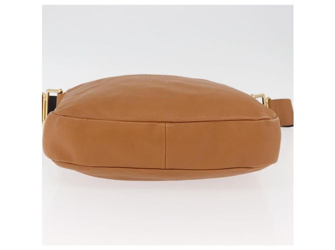 Chloé Chloe Shoulder Bag Leather Brown Gold - vista 5
