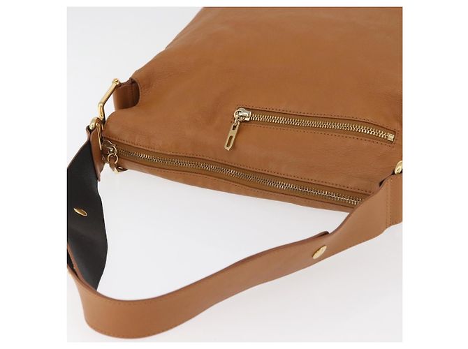 Chloé Chloe Shoulder Bag Leather Brown Gold - vista 6