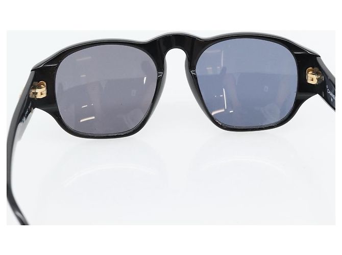 CHANEL COCO Mark Sunglasses plastic Black CC - vista 9