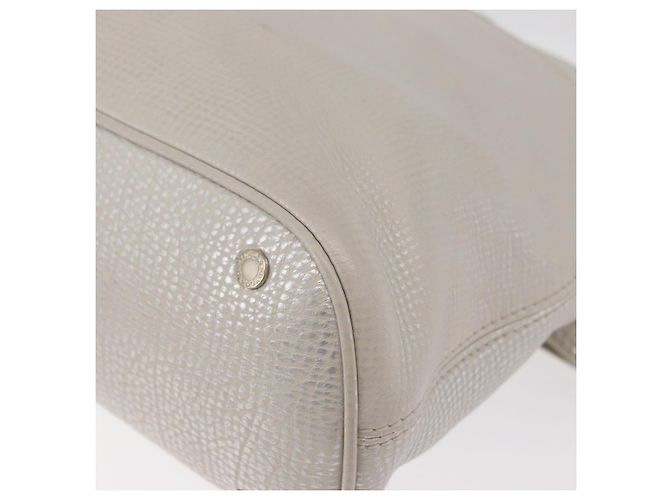 Bulgari BVLGARI Hand Bag Leather 2way Silver - vista 17