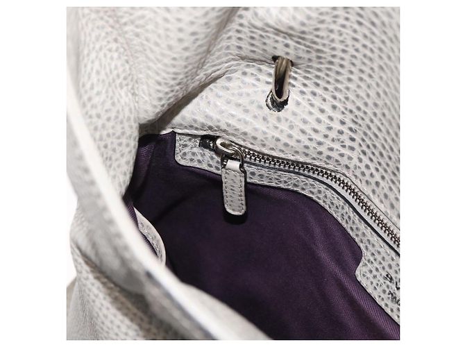 Bulgari BVLGARI Hand Bag Leather 2way Silver - vista 24