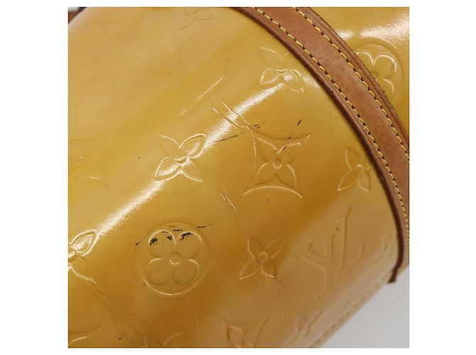 LOUIS VUITTON Bolsa de Mão Bedford Monogram Vernis Bege M91006 LV - vista 10