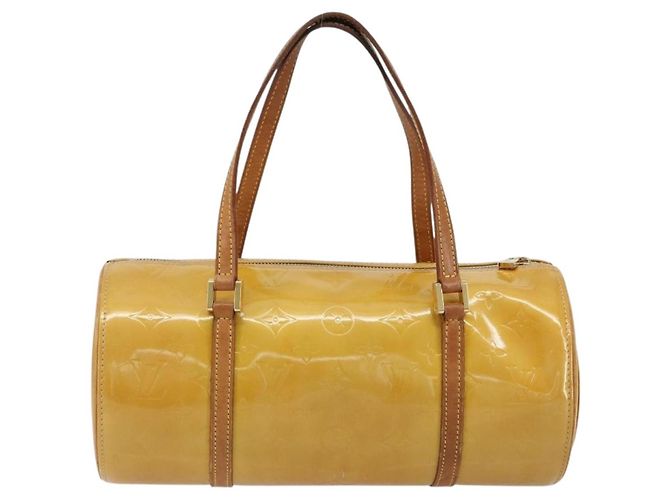 LOUIS VUITTON Bolsa de Mão Bedford Monogram Vernis Bege M91006 LV - vista 2