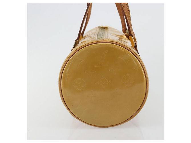 LOUIS VUITTON Bolsa de Mão Bedford Monogram Vernis Bege M91006 LV - vista 3