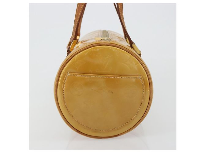 LOUIS VUITTON Bolsa de Mão Bedford Monogram Vernis Bege M91006 LV - vista 4