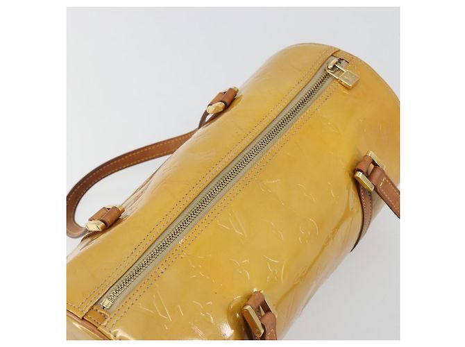 LOUIS VUITTON Bolsa de Mão Bedford Monogram Vernis Bege M91006 LV - vista 6