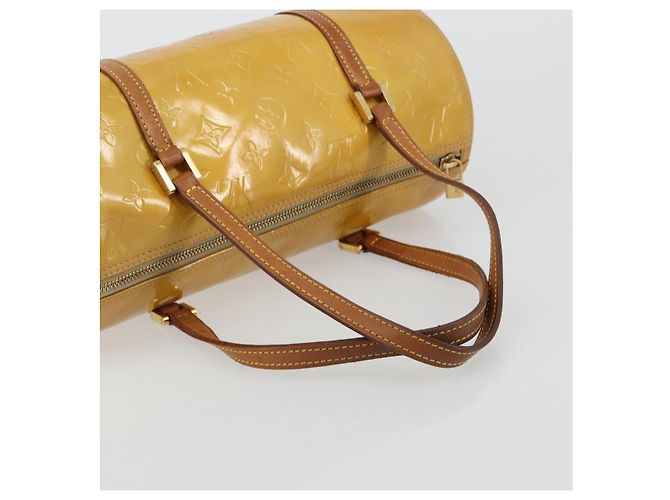 LOUIS VUITTON Bolsa de Mão Bedford Monogram Vernis Bege M91006 LV - vista 8