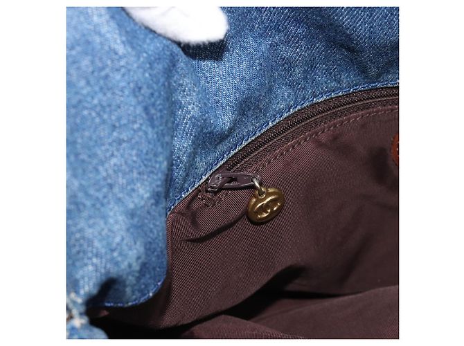 CHANEL Tote Bag Denim Blue CC - vista 12