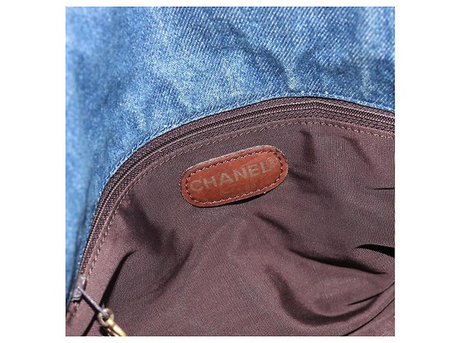 CHANEL Tote Bag Denim Blue CC - vista 18