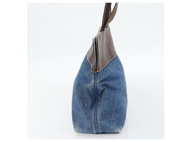 CHANEL Tote Bag Denim Blue CC - vista 4