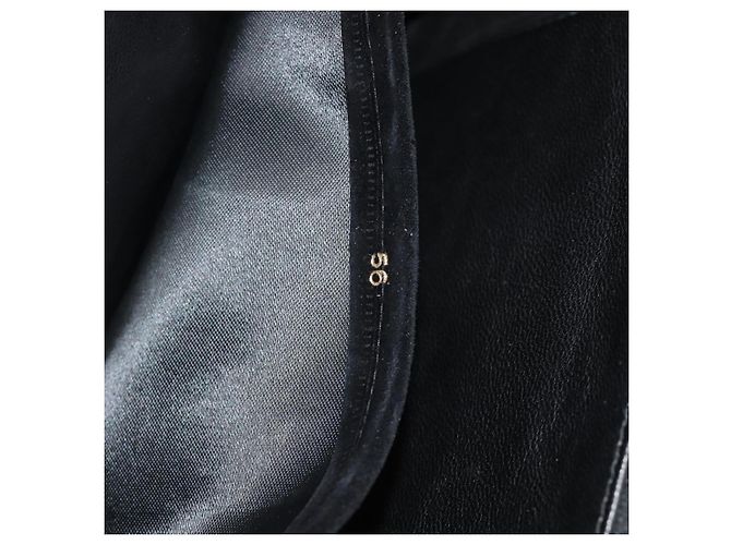 GUCCI Shoulder Bag Suede Black Gold - vista 12