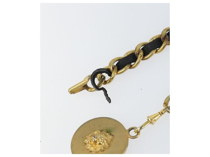 CHANEL Chain Belt metal Gold CC - vista 13