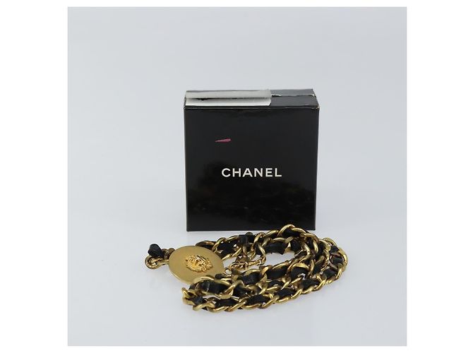 CHANEL Chain Belt metal Gold CC - vista 14