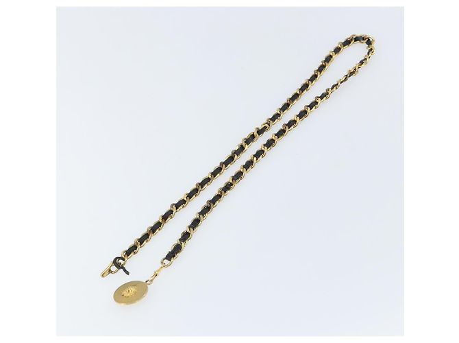 CHANEL Chain Belt metal Gold CC - vista 8