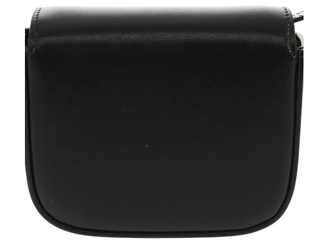 Céline CELINE Mini Triomphe Shoulder Bag Leather Black Gold - vista 2
