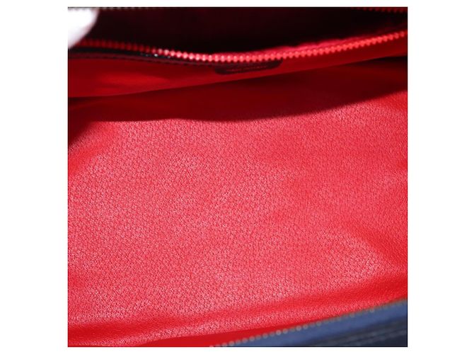 Céline CELINE Hand Bag Leather 2way Navy Gold - vista 11