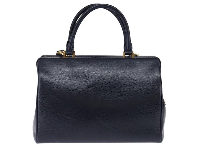 Céline CELINE Hand Bag Leather 2way Navy Gold - vista 2