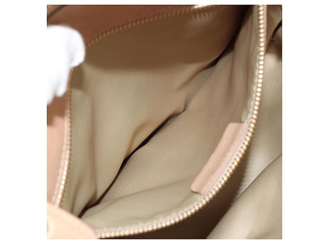 Salvatore Ferragamo Gancini Handtasche Leder Beige Gold - Ansicht 24
