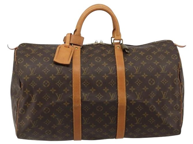 LOUIS VUITTON Monogram Keepall 50 Boston Bag M41426 LV - vista 13
