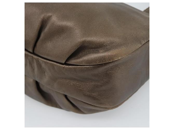 LOEWE Shoulder Bag Leather Brown Silver - vista 15