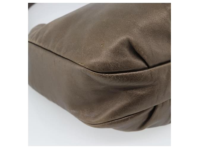 LOEWE Shoulder Bag Leather Brown Silver - vista 16